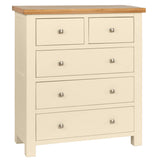 Devon Painted 2 Over 3 Chest - Ivory