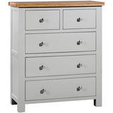 Devon Painted 2 Over 3 Chest - Devon Grey