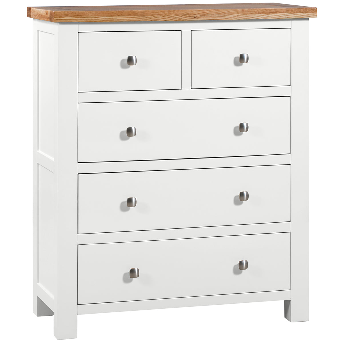 Devon Painted 2 Over 3 Chest - White