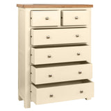 Devon Painted 2 Over 4 Chest - Ivory Open