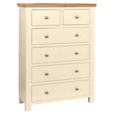 Devon Painted 2 Over 4 Chest - Ivory