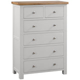 Devon Painted 2 Over 4 Chest - Devon Grey