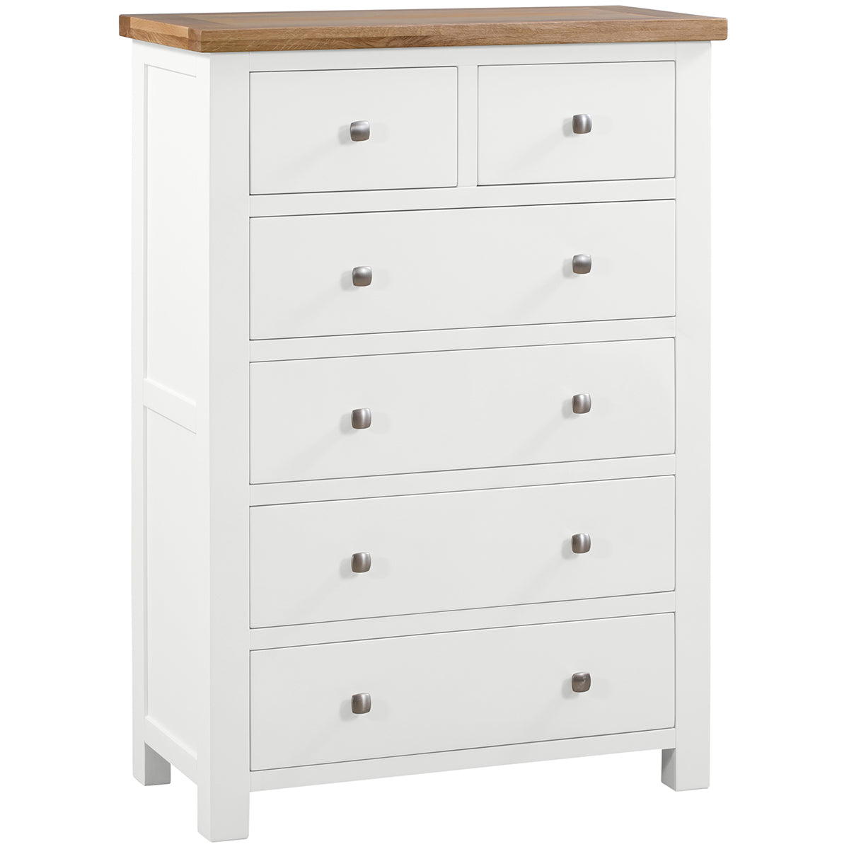 Devon Painted 2 Over 4 Chest - White