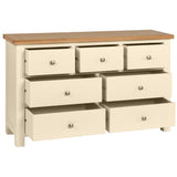 Devon Painted 3 Over 4 Chest - Ivory Open