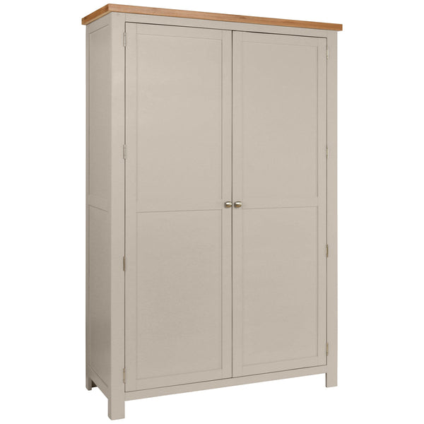 Painted 3 - 2 Door Full Hanging Wardrobe - 3 Colours