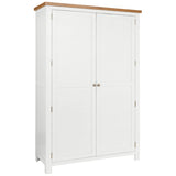 Painted 3 - 2 Door Full Hanging Wardrobe - 3 Colours