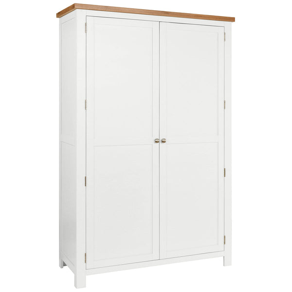 Painted 3 - 2 Door Full Hanging Wardrobe - 3 Colours