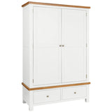 Painted 3 - 2 Door Wardrobe with 2 Drawers - 3 Colours