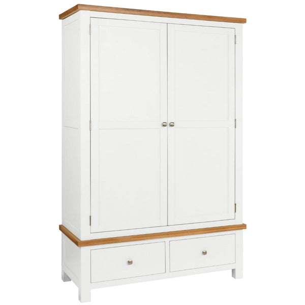 Painted 3 - 2 Door Wardrobe with 2 Drawers - 3 Colours
