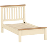 Devon Painted 3ft Single Low Foot End Bed Frame - Ivory