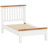 Devon Painted 3ft Single Low Foot End Bed Frame - White