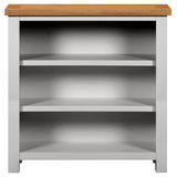 Devon Painted 3ft Wide Bookcase - Devon Grey Front
