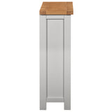 Devon Painted 3ft Wide Bookcase - Devon Grey Side