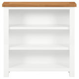 Devon Painted 3ft Wide Bookcase - White Front