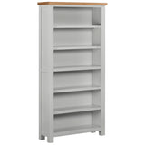 Devon Painted 6ft Tall Wide Bookcase - Devon Grey