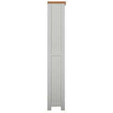 Devon Painted 6ft Tall Wide Bookcase - Devon Grey Side
