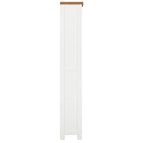 Devon Painted 6ft Tall Wide Bookcase - White Side