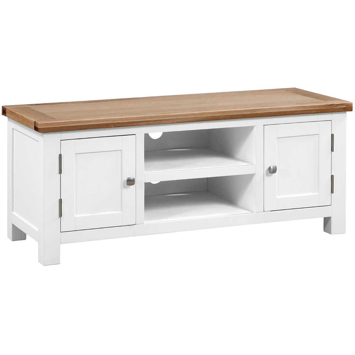 Devon Painted Large TV Unit - White