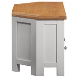 Devon Painted Large Corner TV Unit - Devon Grey Side