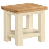 Devon Painted Lamp Table - Ivory