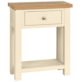 Devon Painted 1 Drawer Console Table - Ivory