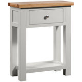 Devon Painted 1 Drawer Console Table - Devon Grey