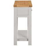 Devon Painted 2 Drawer Console Table - Devon Grey Side