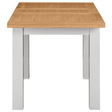 Devon Painted Small Extending Dining Table 120-153cm - Devon Grey Side Open