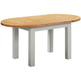 Devon Painted D-End Extending Dining Table 130-170cm - Devon Grey
