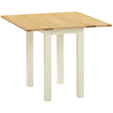 Devon Painted Square Drop Leaf Dining Table - Ivory