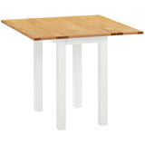 Devon Painted Square Drop Leaf Dining Table - White