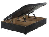 3' Single - Ottoman Storage Divan - Base Only - Deluxe Fabrics