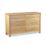 Tean Oak - 6 Drawer - CHECK STOCK