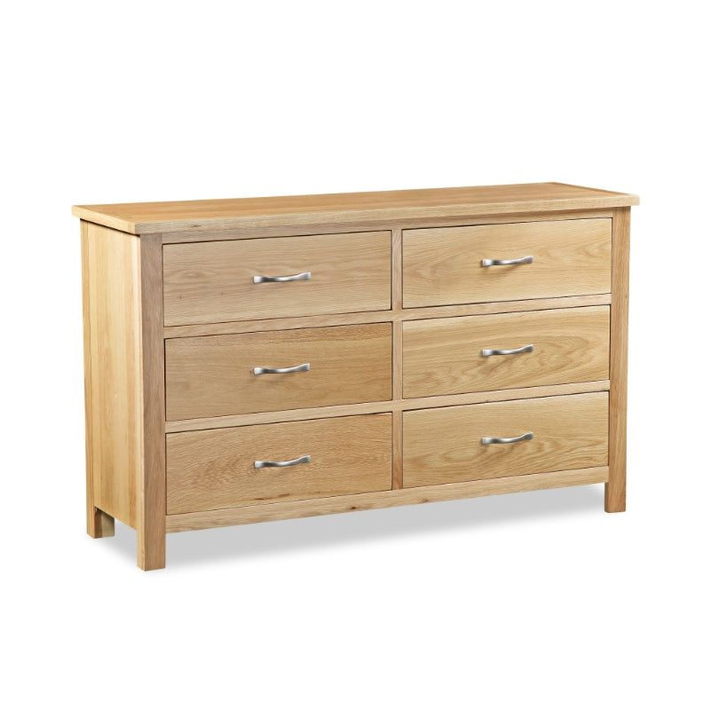 Tean Oak - 6 Drawer - CHECK STOCK