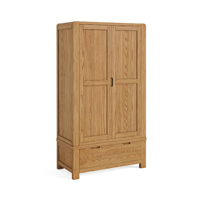 Branston Oak - Gents 2 Door Wardrobe