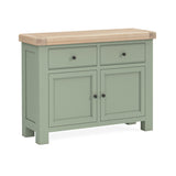 Oak 378 - Small Sideboard - 2 Door - Stone Grey or Sage