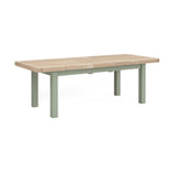 Oak 378 - Large Extending Table - Stone Grey or Sage