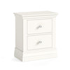 Beamhurst Painted - 2 Drawer Bedside - Coconut Milk