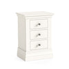 Beamhurst Painted - 3 Drawer Bedside - Coconut Milk