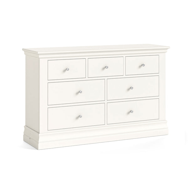 Beamhurst Painted - 3 Over 4 Drawer - Coconut Milk