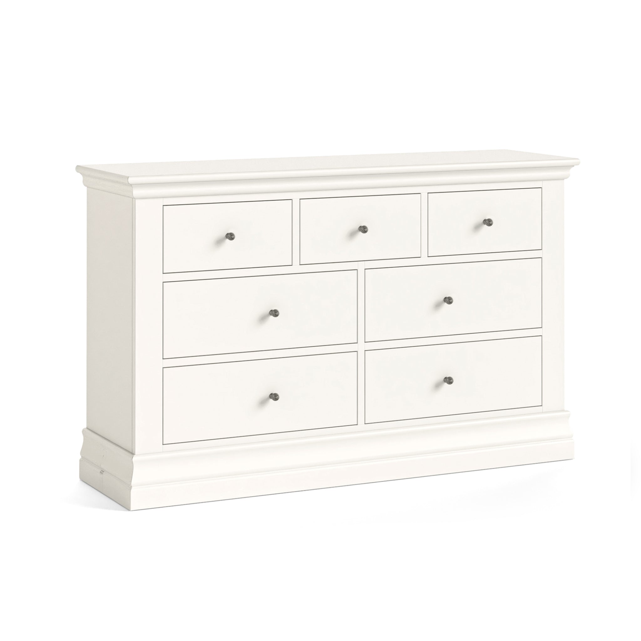 Beamhurst Painted - 3 Over 4 Drawer - Coconut Milk