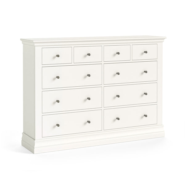 Beamhurst Painted - 4 Over 6 Drawer - Coconut Milk