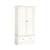 Beamhurst Painted - 2 Door 1 Drawer Wardrobe - Coconut Milk
