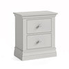 Beamhurst Painted - 2 Drawer Bedside - Light Grey