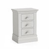 Beamhurst Painted - 3 Drawer Bedside - Light Grey
