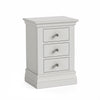 Beamhurst Painted - 3 Drawer Bedside - Light Grey