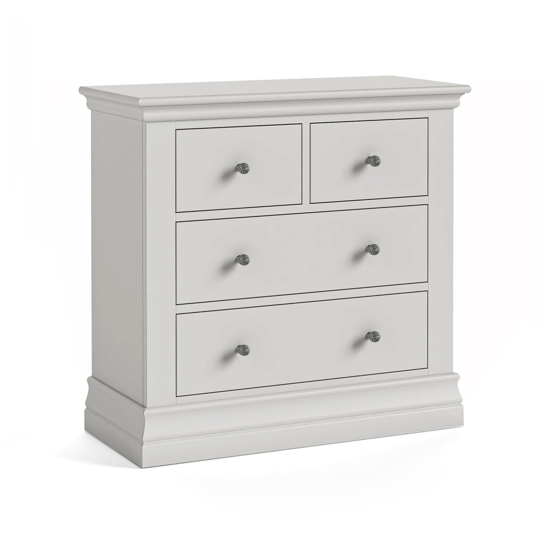 Beamhurst Painted - 2+2 Drawer - Light Grey