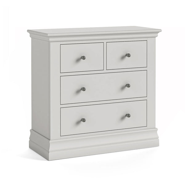 Beamhurst Painted - 2+2 Drawer - Light Grey