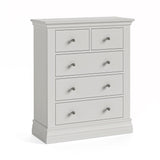 Beamhurst Painted - 3+2 Drawer - Light Grey
