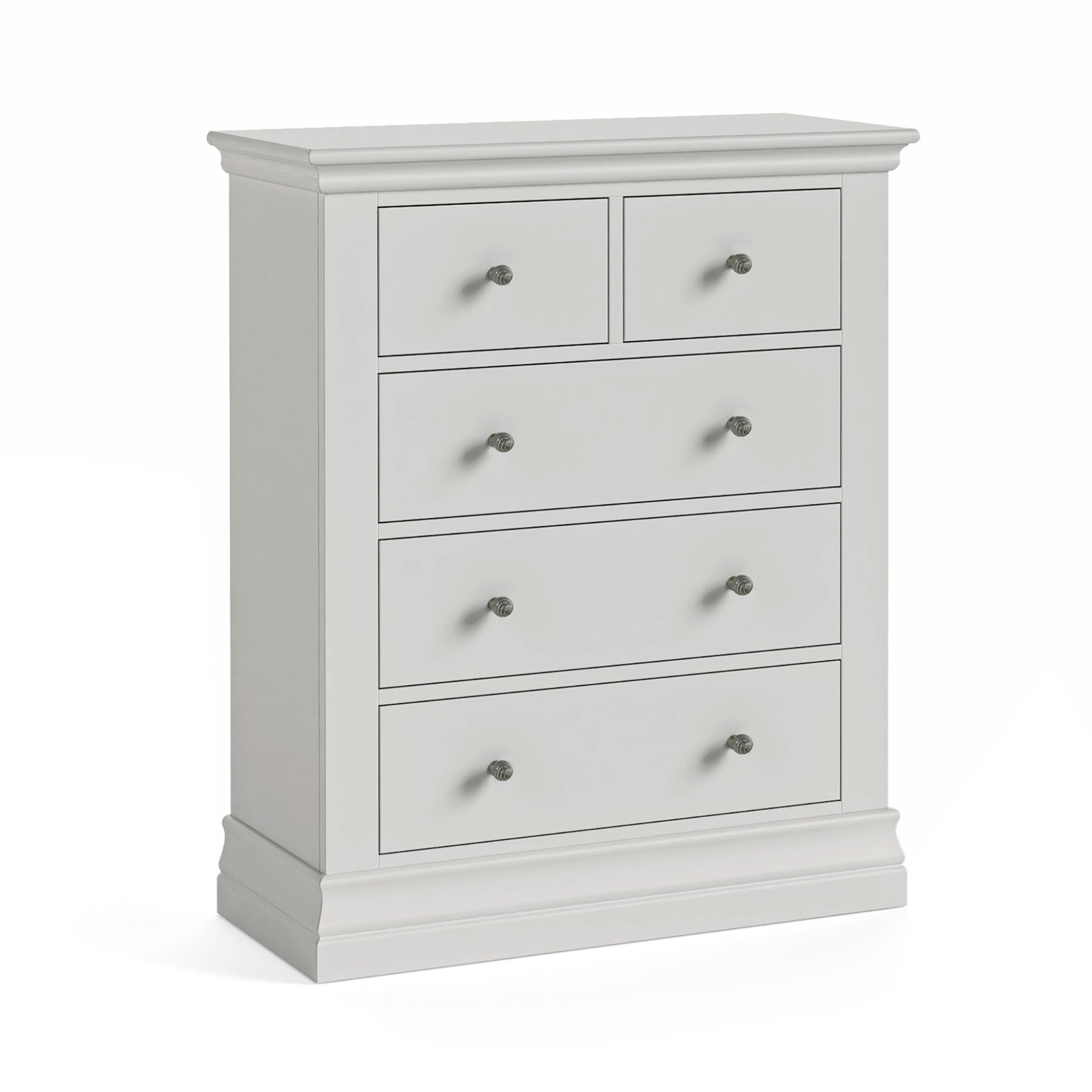 Beamhurst Painted - 3+2 Drawer - Light Grey